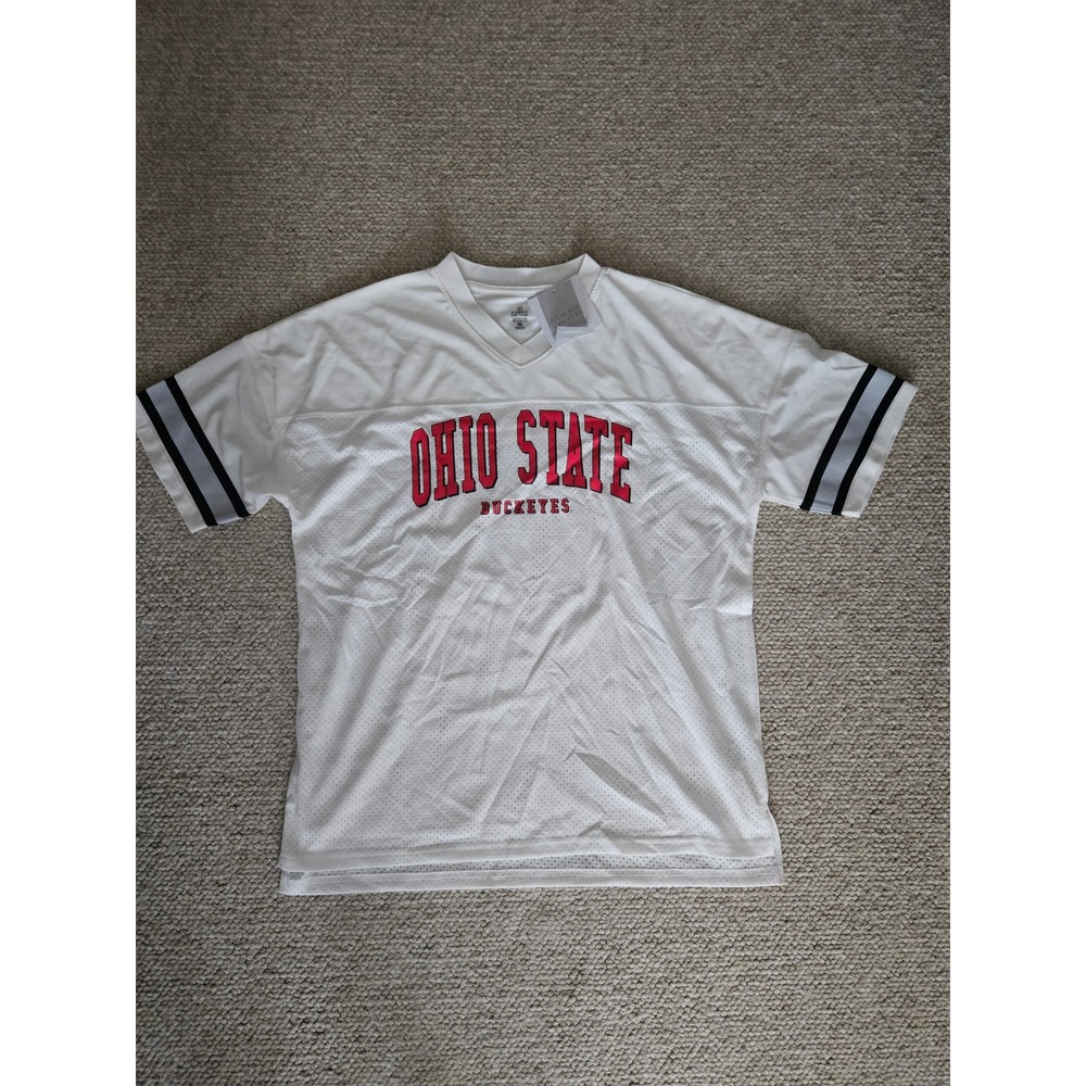 Ohio State Buckeyes Gameday Couture Jersey White Size XL